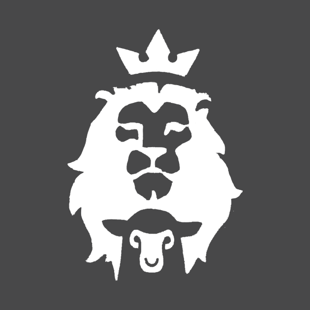 The Lion King & The Lamb - Lion Face - Lion of Judah - Christian by diystore