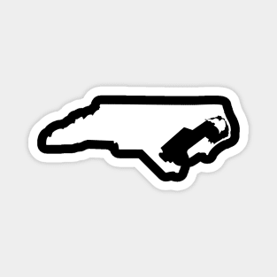 North Carolina Jeep State Dark Magnet