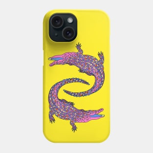 Crocodiles (Pop Art Palette) Phone Case