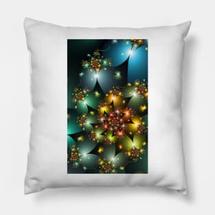 Colourful Butterfly Spiral Image Pillow