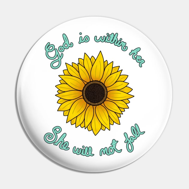 Psalm 46:5 (Large Design) Pin by Aeriskate