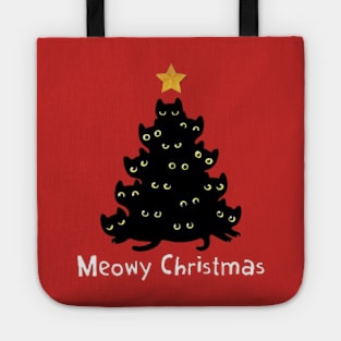 Meowy Christmas Tote