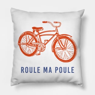 French expression for riding a bike Pillow