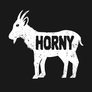 Horny Goat Funny adult humor mens Inappropriate T-Shirt