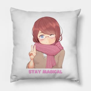 Stay Magical Anime Design Pillow