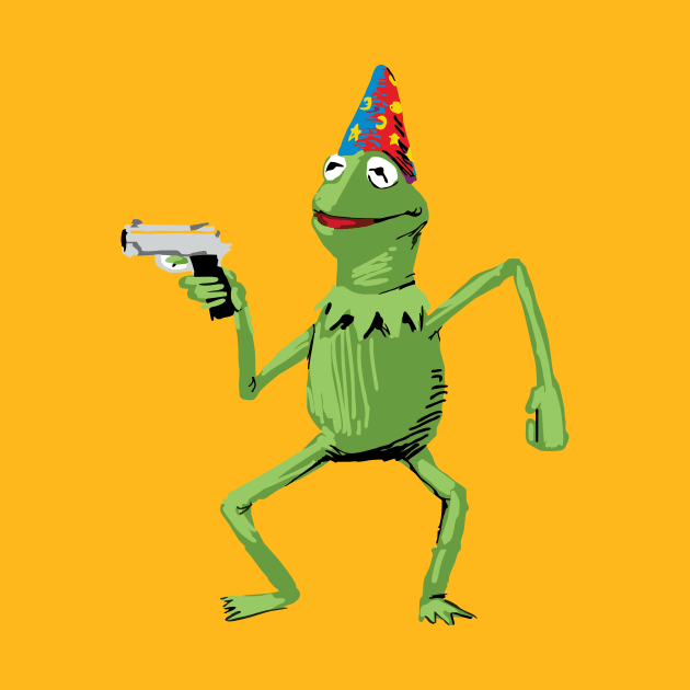 Kermit With Gun Limitied Edition by peterstringfellow6