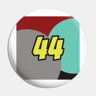 Lewis Hamilton Coloured Circles - Driver Number Pin