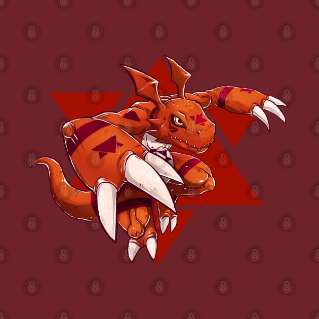 guilmon fanart by DigiTeeshrit