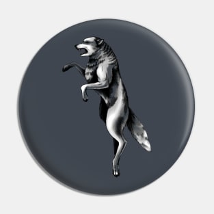 Fierce Wolf Pin