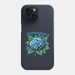 Blue Hydrangea Vintage Design Phone Case