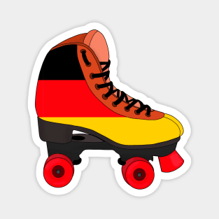 Roller Skating Germany Magnet