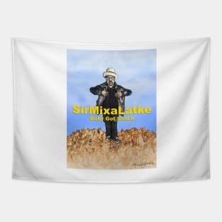 Sir MixaLatkeHip-Hanukkah Print Tapestry