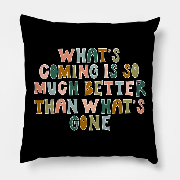 What's coming Pillow by goodnessgracedesign