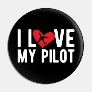 I Love My Pilot Pin