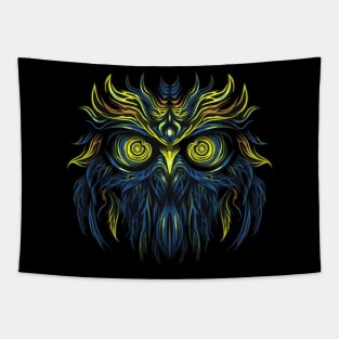 Owl Art Tapestry