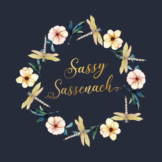 Sassy Sassenach Floral by ArtZone