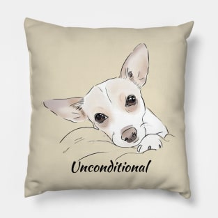 Unconditional Love - Chihuahua Pillow