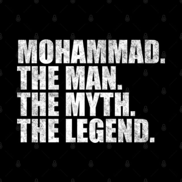 Mohammad Legend Mohammad Name Mohammad given name by TeeLogic