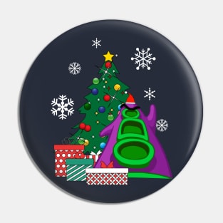 Day Of The Tentacle Around The Christmas Tree Pin