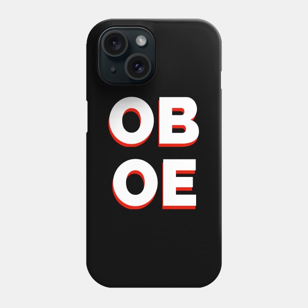 OBOE Phone Case by axtellmusic