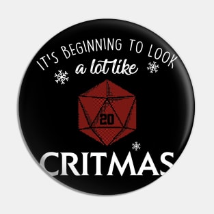 dnd christmas Pin