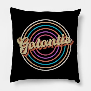 vintage circle line color Galantis Pillow