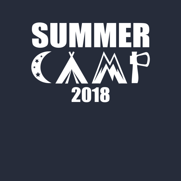 Summer Camp Shirt. Cute Summer Camp Tshirt for Kids, Teens by teemaniac