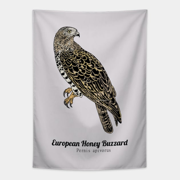 European honey buzzard Tapestry by Frajtgorski