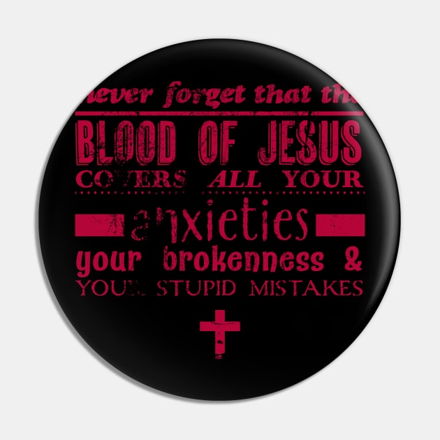 Blood of Jesus Pin by Commykaze