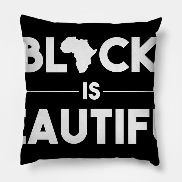 black is beautiful africa afro african gift idea power freedom lives matter Pillow by MrTeee