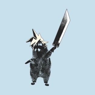 Raccoon wielding Buster Sword T-Shirt