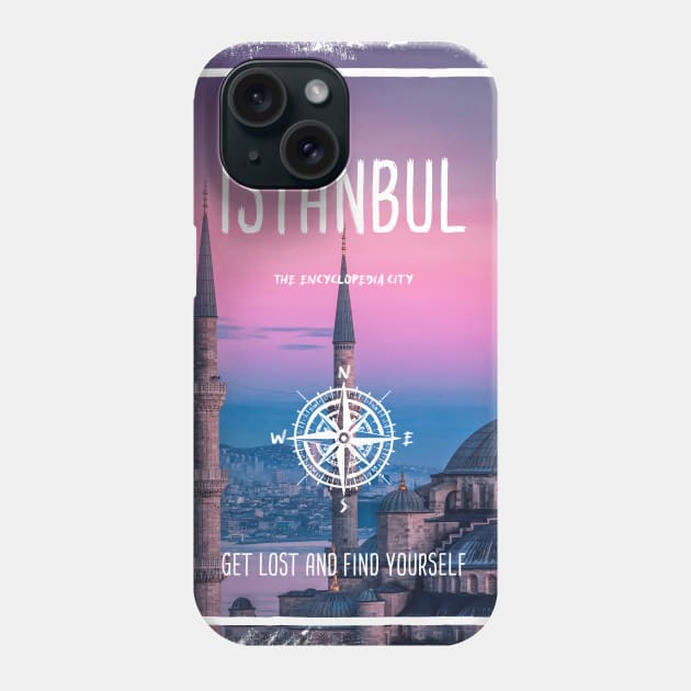 Istanbul, Turkey, the encyclopedia city Phone Case by psychoshadow