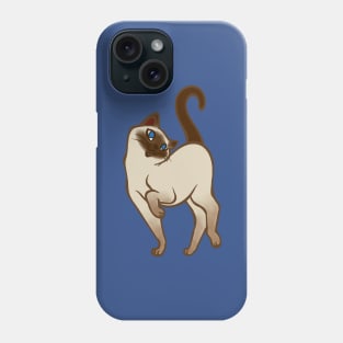 Begging for Pettings--Siamese Two Style! Phone Case