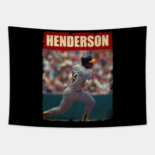 Rickey Henderson - NEW RETRO STYLE Tapestry