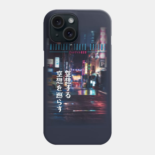 Midnight Tokyo Dreams Phone Case by AidenCreations