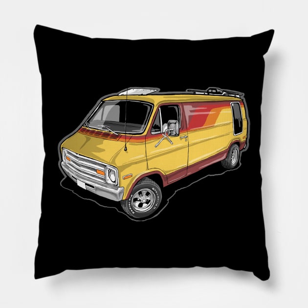 VAN 70s Pillow by AMOS_STUDIO