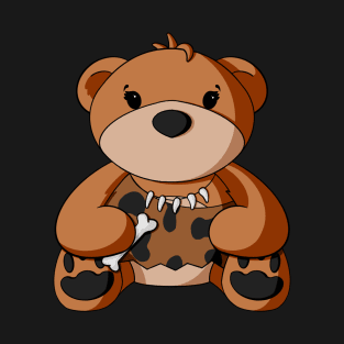 Caveman Teddy Bear T-Shirt