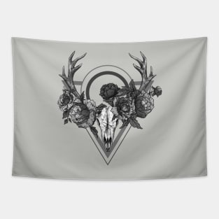 BLOOM - Skull Design | DARK Vintage Urban Style Tapestry