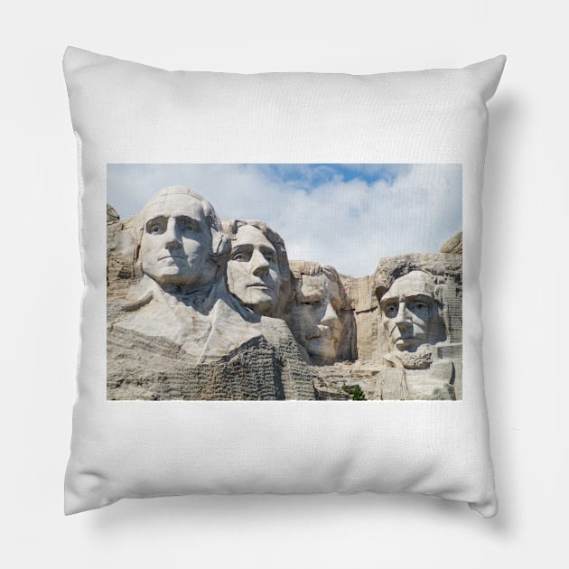 82615 mount rushmore Pillow by pcfyi