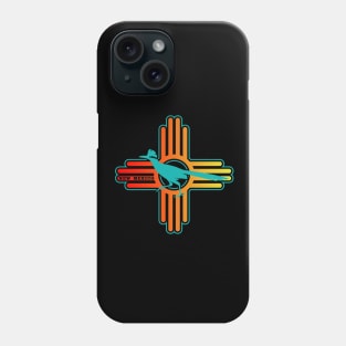 New Mexico Zia with Roadrunner Phone Case