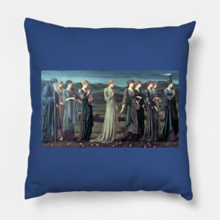 Psyche's Wedding - Edward Coley Burne-Jones Pillow