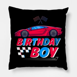 Birthday BOY car Gifs Pillow