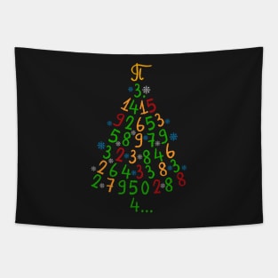 Pi Christmas Tree Tapestry