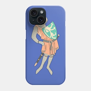 Cute Medieval Knight illustration Phone Case