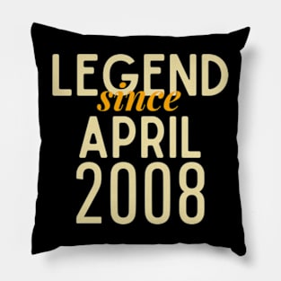 Legend Since April 2008 Pillow