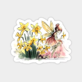Daffodil Fairy Magnet