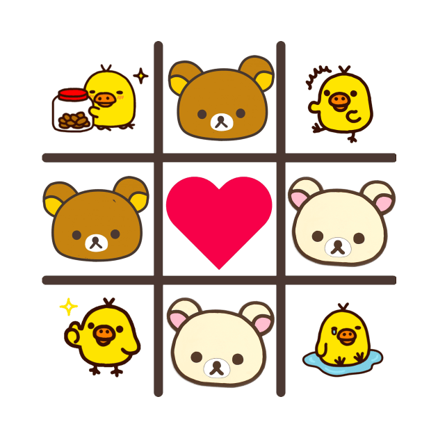 Rilakkuma and friends by cutie_eyes