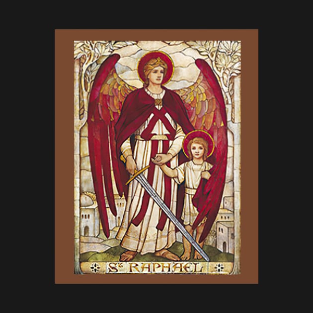 St Raphael Rafael Angel Catholic Saint Archangel by hispanicworld