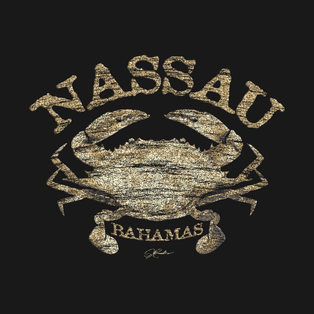 Nassau, Bahamas, Atlantic Blue Crab (Distressed) by jcombs