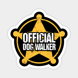 Funny Dog Walking Gift For Dog Walker Magnet